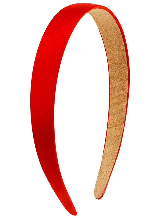 SuPoo Red Headbands for Women Girls Silk Satin Headbands Non Slip Fashion DIY Hair Band Trendy y2k Holiday Hair Accessories Diademas Para Mujer - Image 1